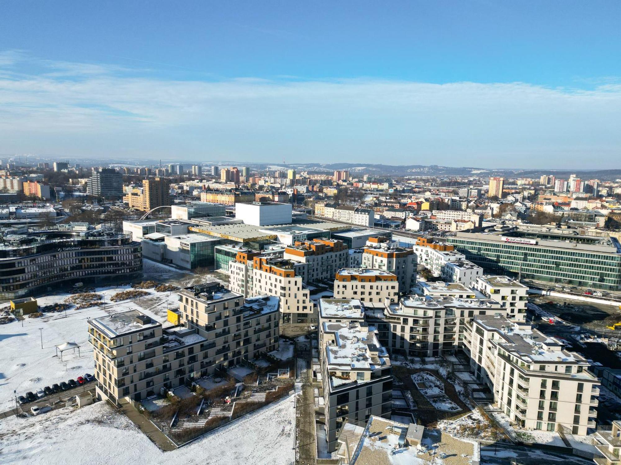 Bnb New Beautiful Apartment In The Center Of Ostrava With Option Garage Parking Экстерьер фото